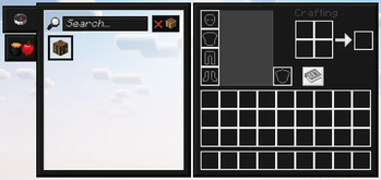 Inventory with Recipe Book