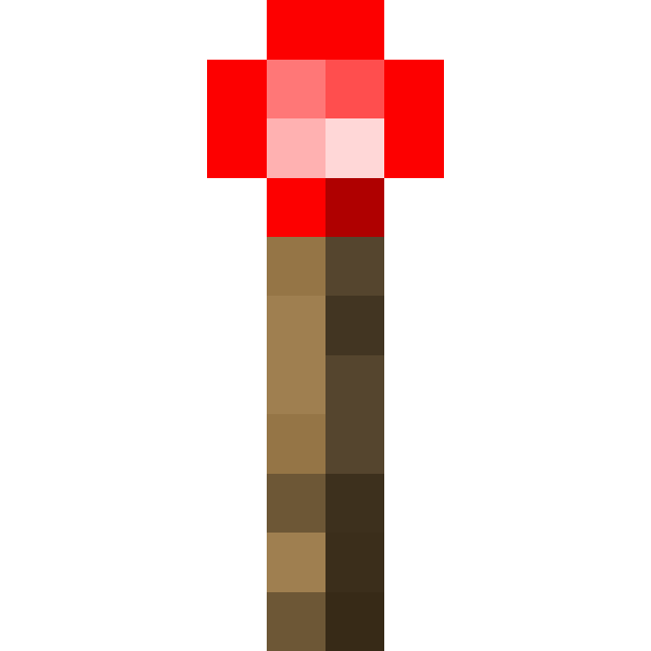 Yellow to Red (Redstone Torch)