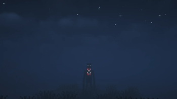 Man in the fog