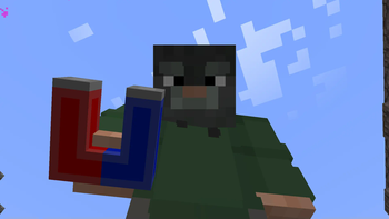 Me holding a magnet