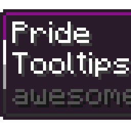 Asexual Pride Flag Tooltip (Frame-only Alt-BG 4-Color Turned)