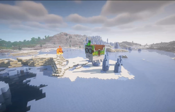 fireball ice spikes