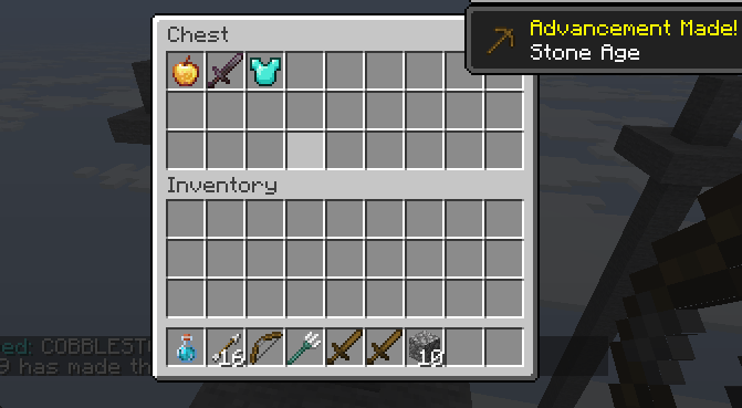 Items in chest view