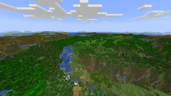 stunning view with ∞ chunks loads and ∞ fps
