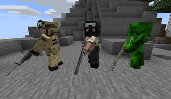 old textures, example of armor and weapon rendering