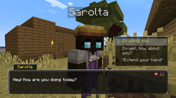 Redesigned dialogue UI