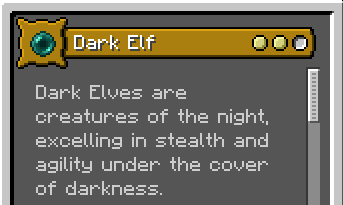 Dark Elf Origin