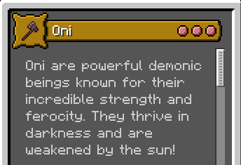 Oni Origin