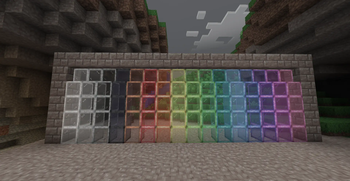 New textures for stained glass and panes