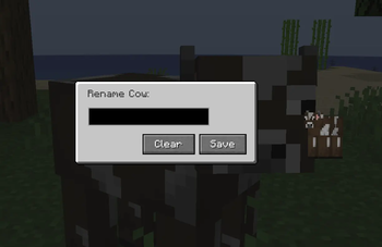 Mob rename GUI