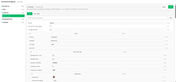 dashboard interface