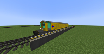 loco on a temporary station