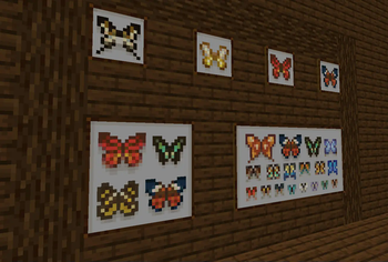 Various Butterfly Paintings