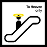 MTR Escalator to Heaven Sign