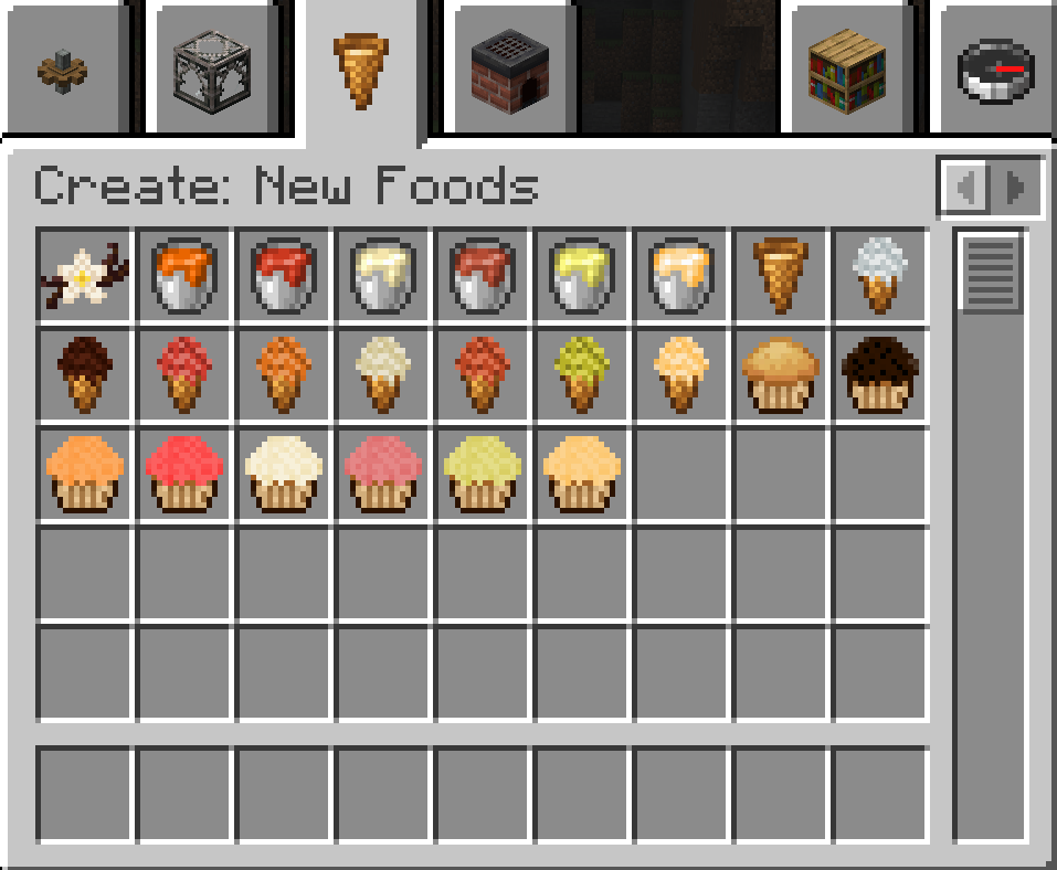 Available items