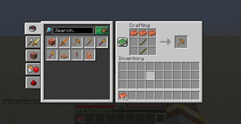 Crafting For Copper Pickaxe
