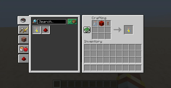 Crafting For Bottle Of Lightning