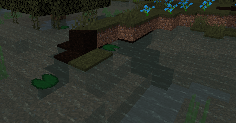 Peat generates very commonly on the surface of swamp biomes