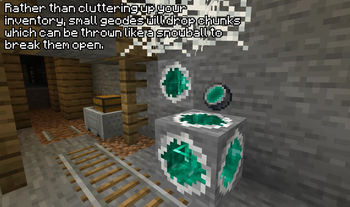 Overworld geodes