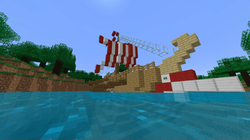 Beached Hellenic Ship from a water-close perspective