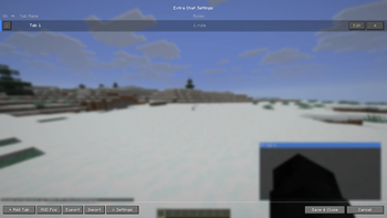 Extra Chat Main Tabs Screen