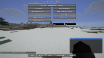 Extra Chat General Settings