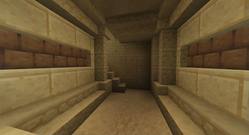 The crypts structure entrance