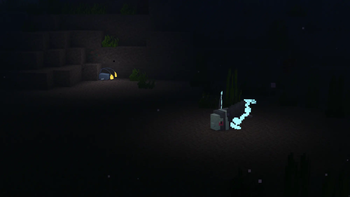 Glowing Pokemon Underwater