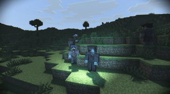 Zombie group in the overworld