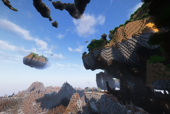 Dripstone "caves"