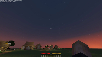 During Night (FPS on top left)