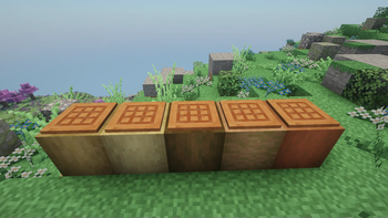 An example with a combination of different woods