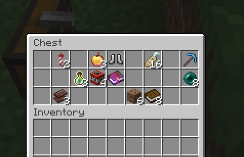 Loot that can spawn in chest