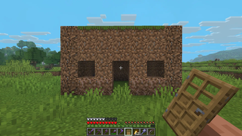 Blocks when held