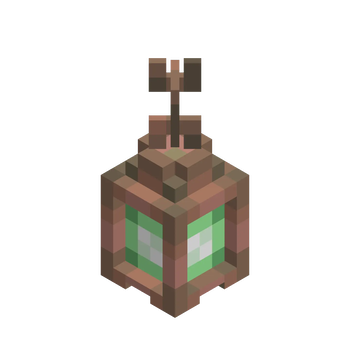 Hanging Exposed Copper Lantern