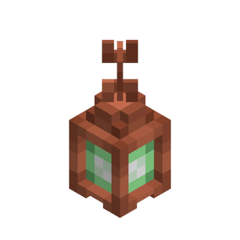 Hanging Copper Lantern
