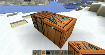 Uncrafting table textures