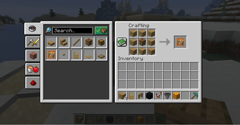 recipe for unrafting table
