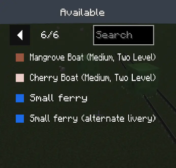 6 pages on boat screen
