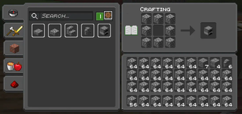 Crafting Table GUI
