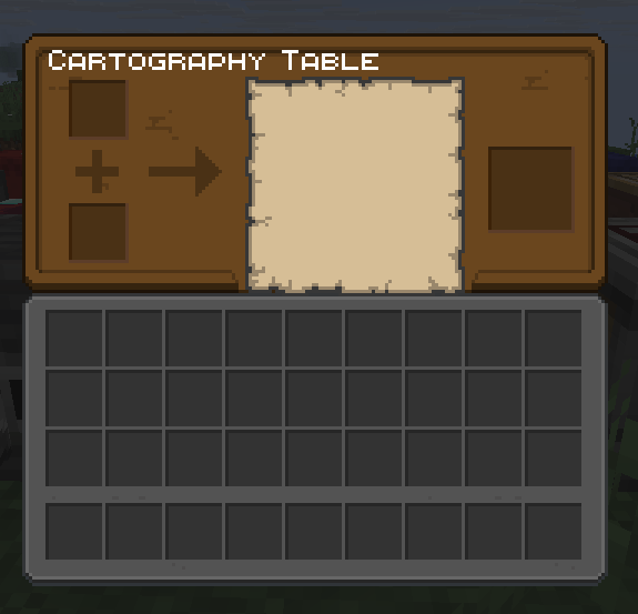Cartography Table GUI