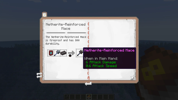 Netherite-Reinforced Mace