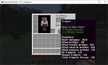 Example - Trident statistics