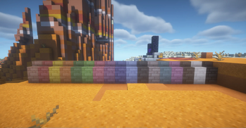 Coloured Terracotta Bricks