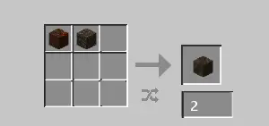 Crafting Soul Soil Blocks