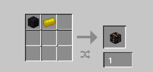 Crafting a Gilded Blackstone Block