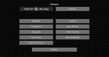 Options Menu