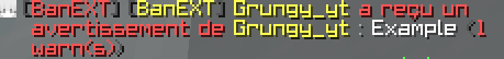 Warn Player View