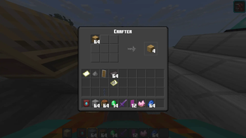 Crafter Menu