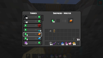 Villager Trading Menu